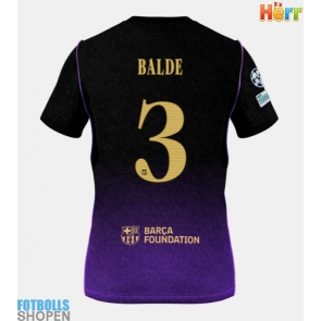 Billiga Barcelona Alejandro Balde #3 Bortatröja 2026-27 Kortärmad